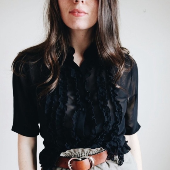 Norma Kamali Tops - Norma Kamari Poet Blouse